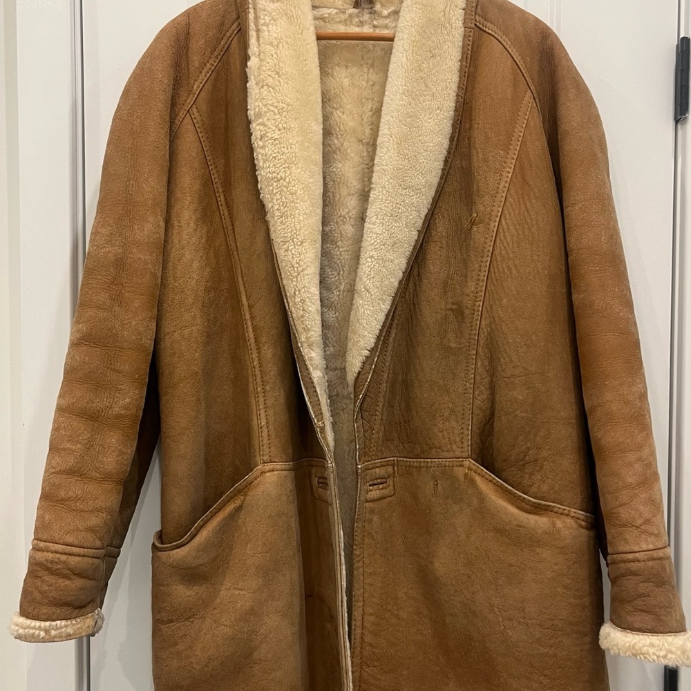 Vintage unisex Shearling Coat
